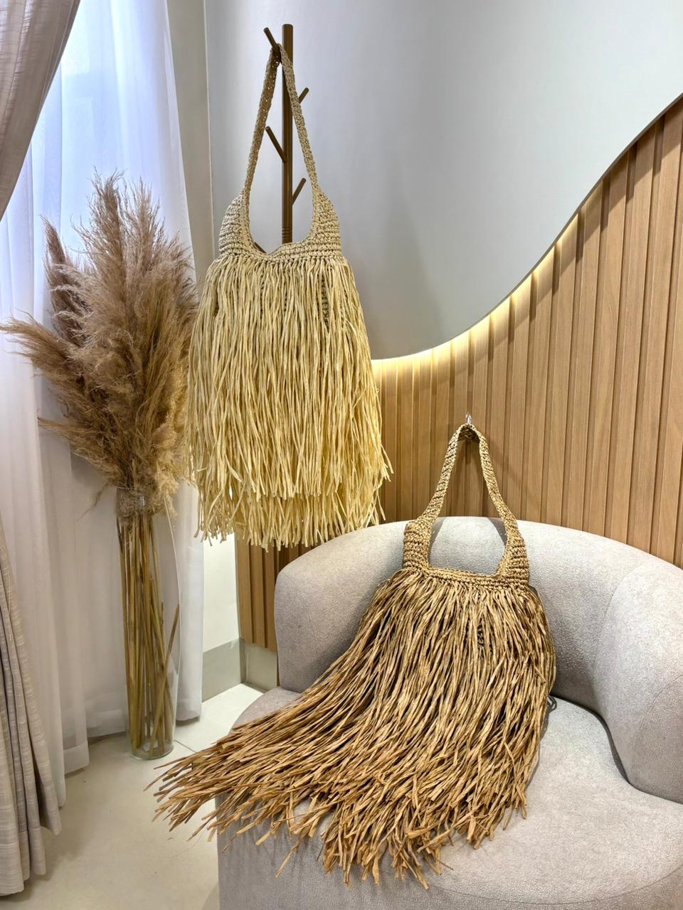 BOLSA RAÍZES - PALHA TROPICAL