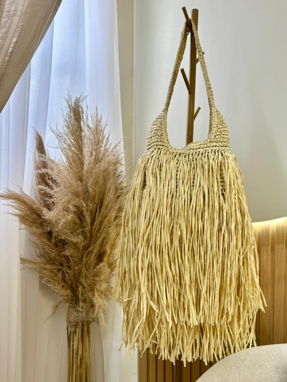 BOLSA RAÍZES - PALHA TROPICAL