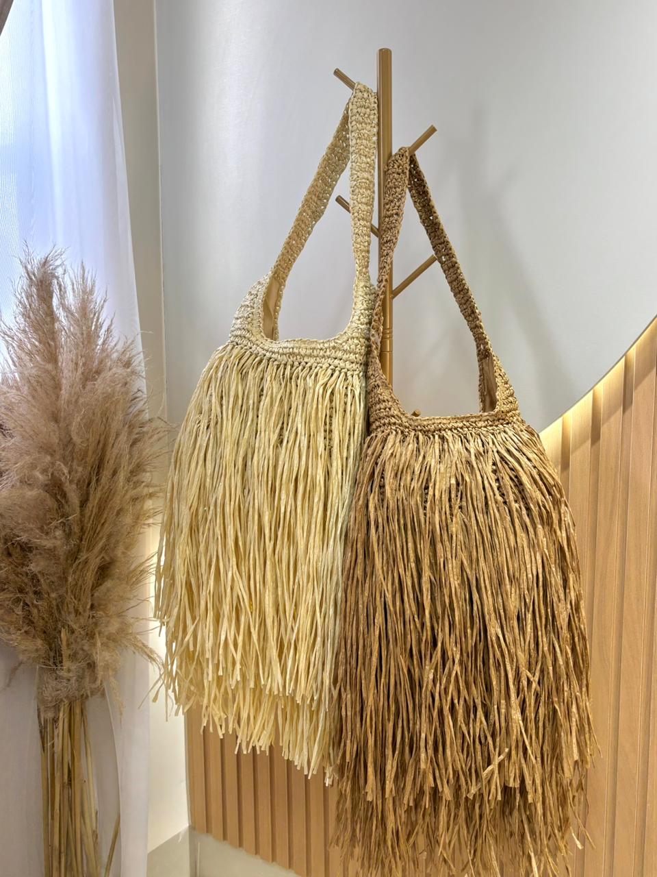 BOLSA RAÍZES - PALHA TROPICAL