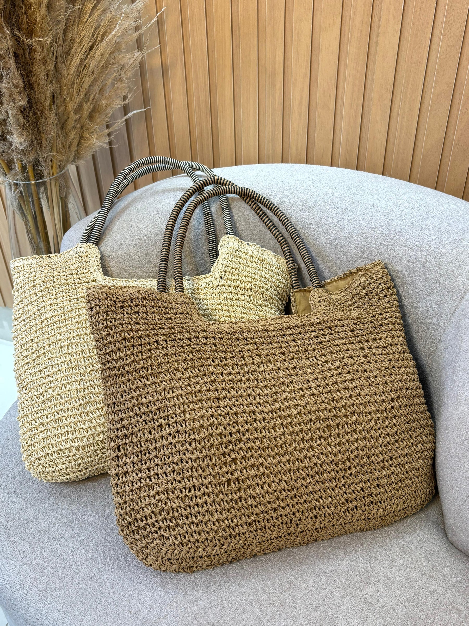 BOLSA VERANO - PALHA TROPICAL