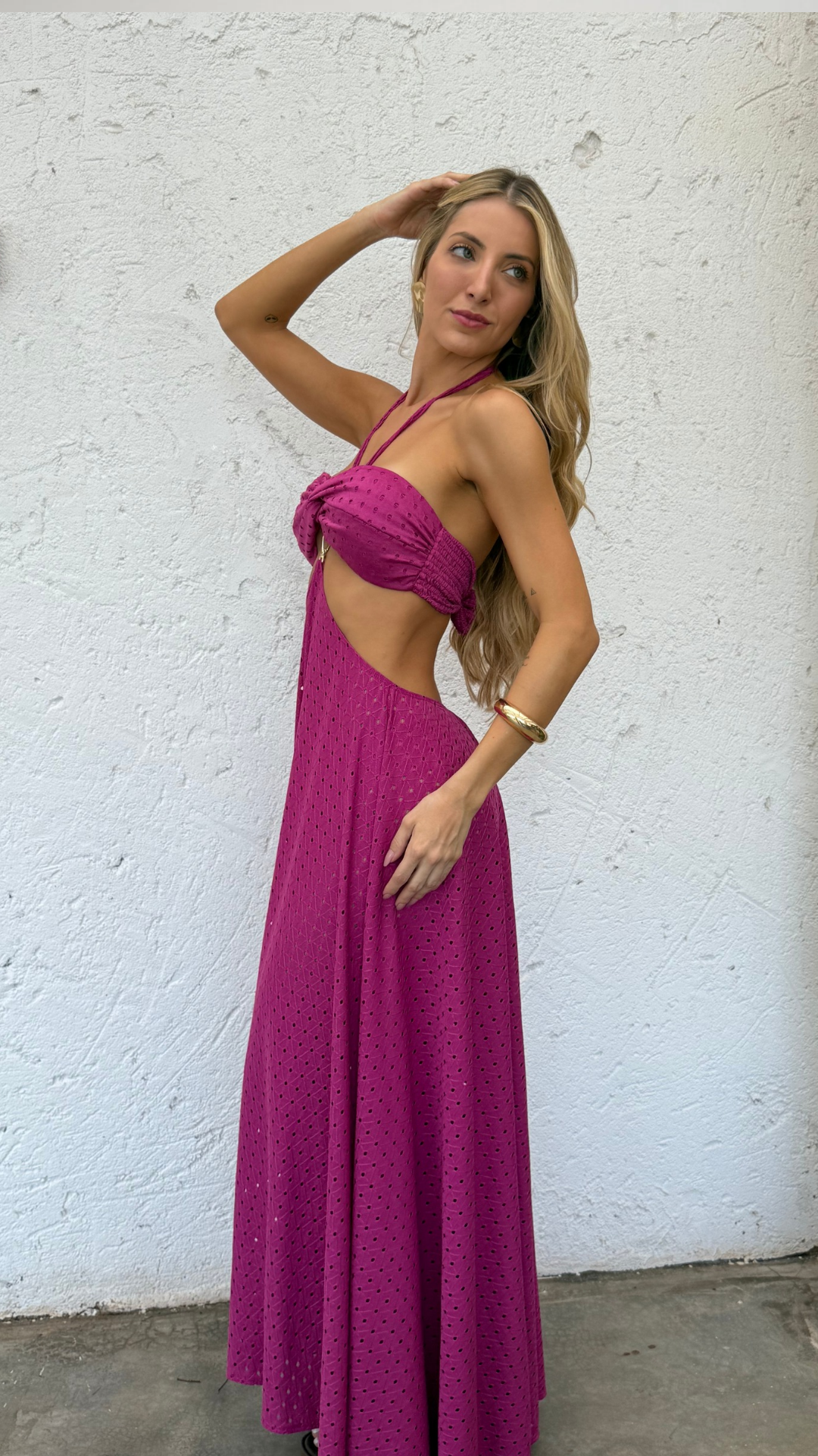Vestido Virginia Laise Fucsia